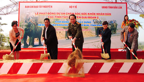 Phát động dự án chăm sóc sức khỏe nhân dân các tỉnh Tây Nguyên