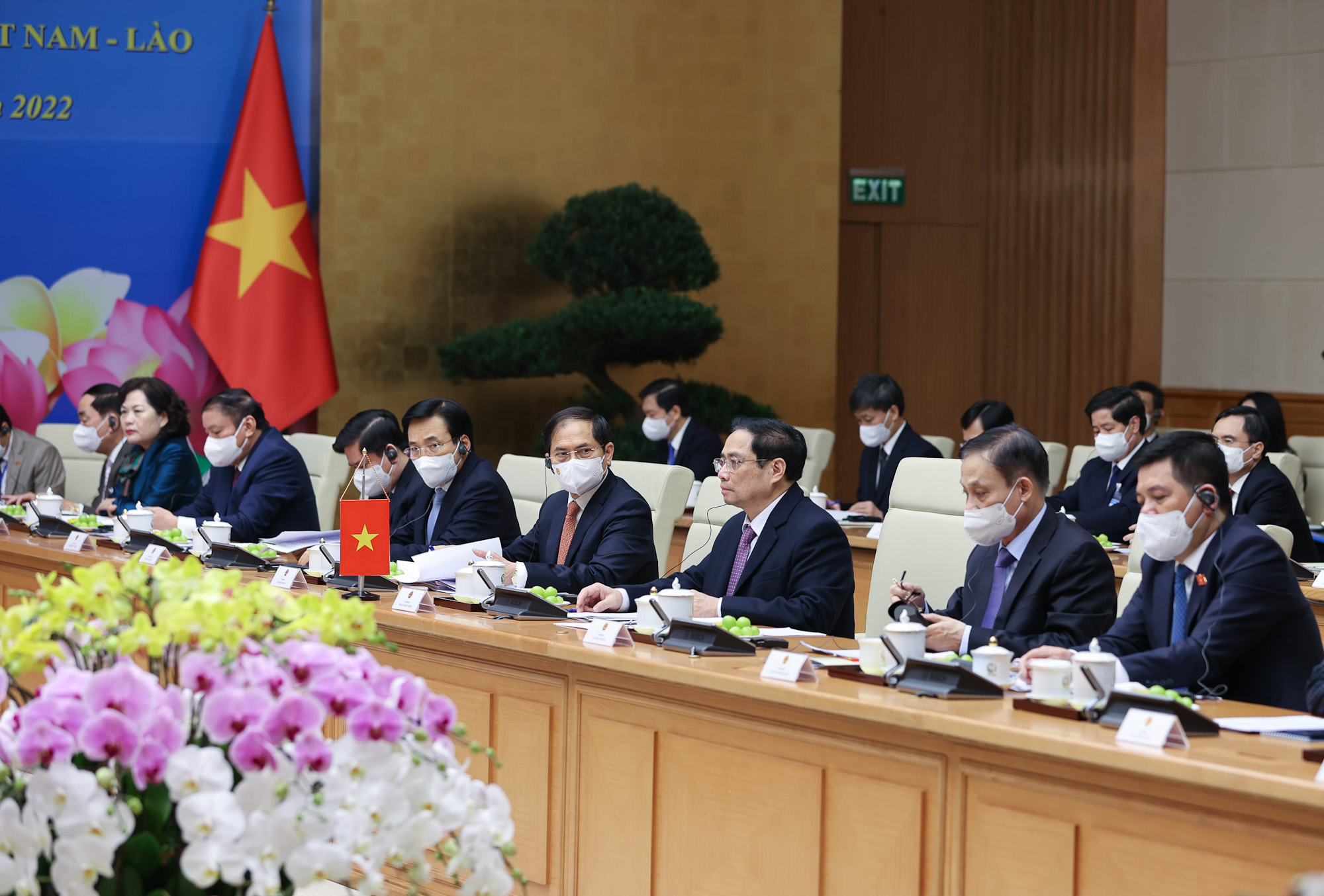 Chùm ảnh: Kỳ họp lần thứ 44 Ủy ban liên Chính phủ về hợp tác song phương Việt Nam-Lào - Ảnh 5.