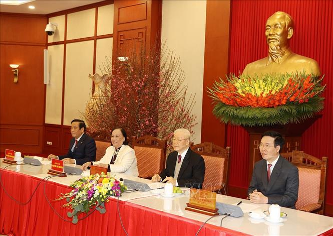 Tổng Bí thư gặp mặt các đại biểu về dự Đại hội VI Hội Người cao tuổi Việt Nam - Ảnh 2.