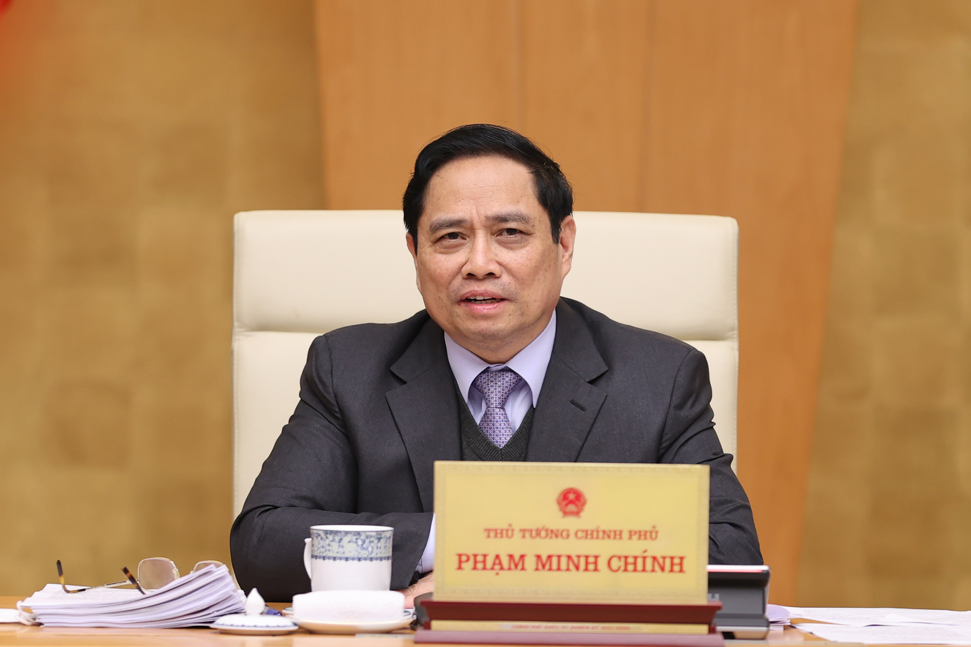 Loạt ảnh: Thủ tướng chủ trì Phiên họp chính phủ chuyên đề về xây dựng pháp luật - Ảnh 4.