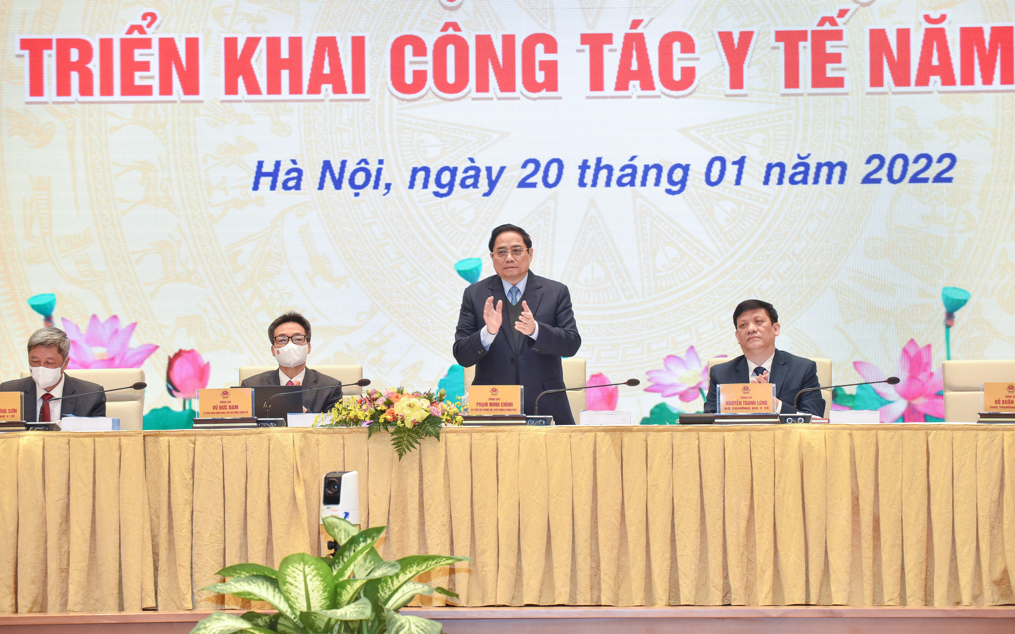 Thủ tướng Phạm Minh Ch&#237;nh dự Hội nghị triển khai c&#244;ng t&#225;c y tế năm 2022