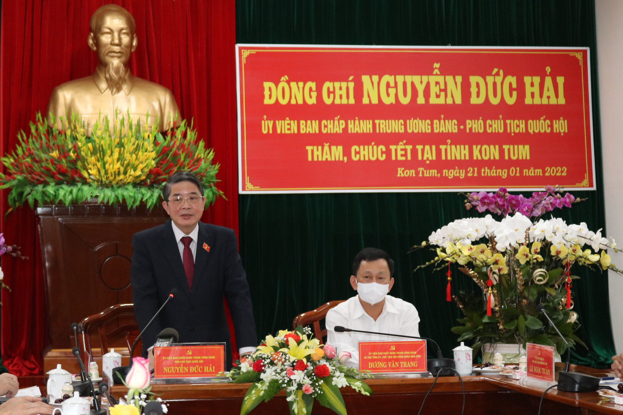 Phó Chủ tịch Quốc hội thăm, chúc Tết tại tỉnh Kon Tum