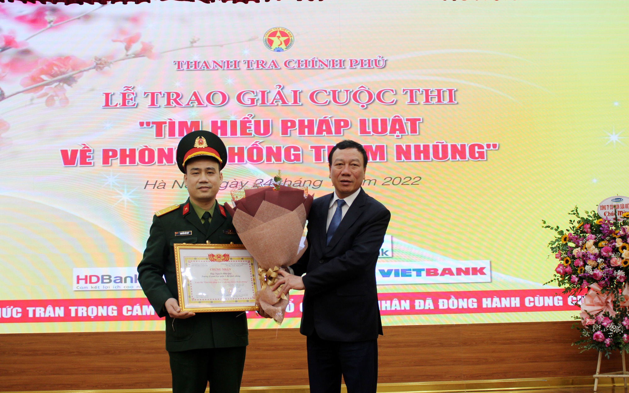 Trao giải Cuộc thi “Tìm hiểu pháp luật về phòng, chống tham nhũng”