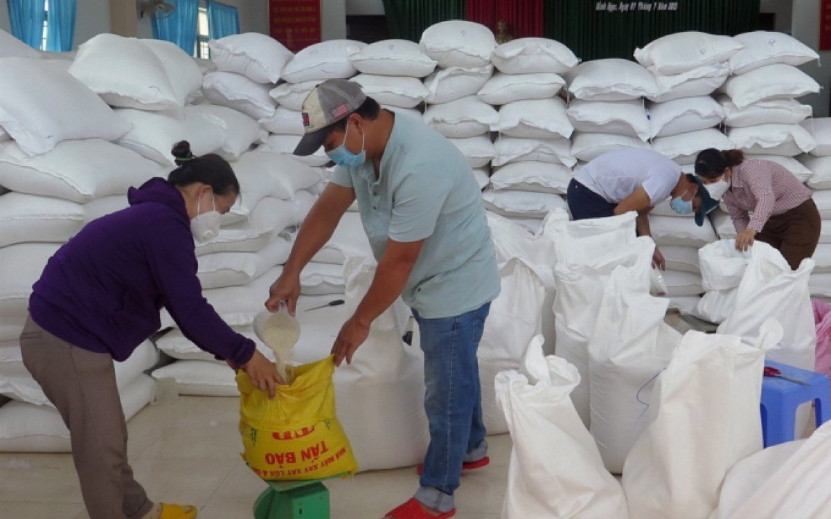 Đã xuất cấp hơn hơn 11.000 tấn gạo dự trữ quốc gia hỗ trợ người dân