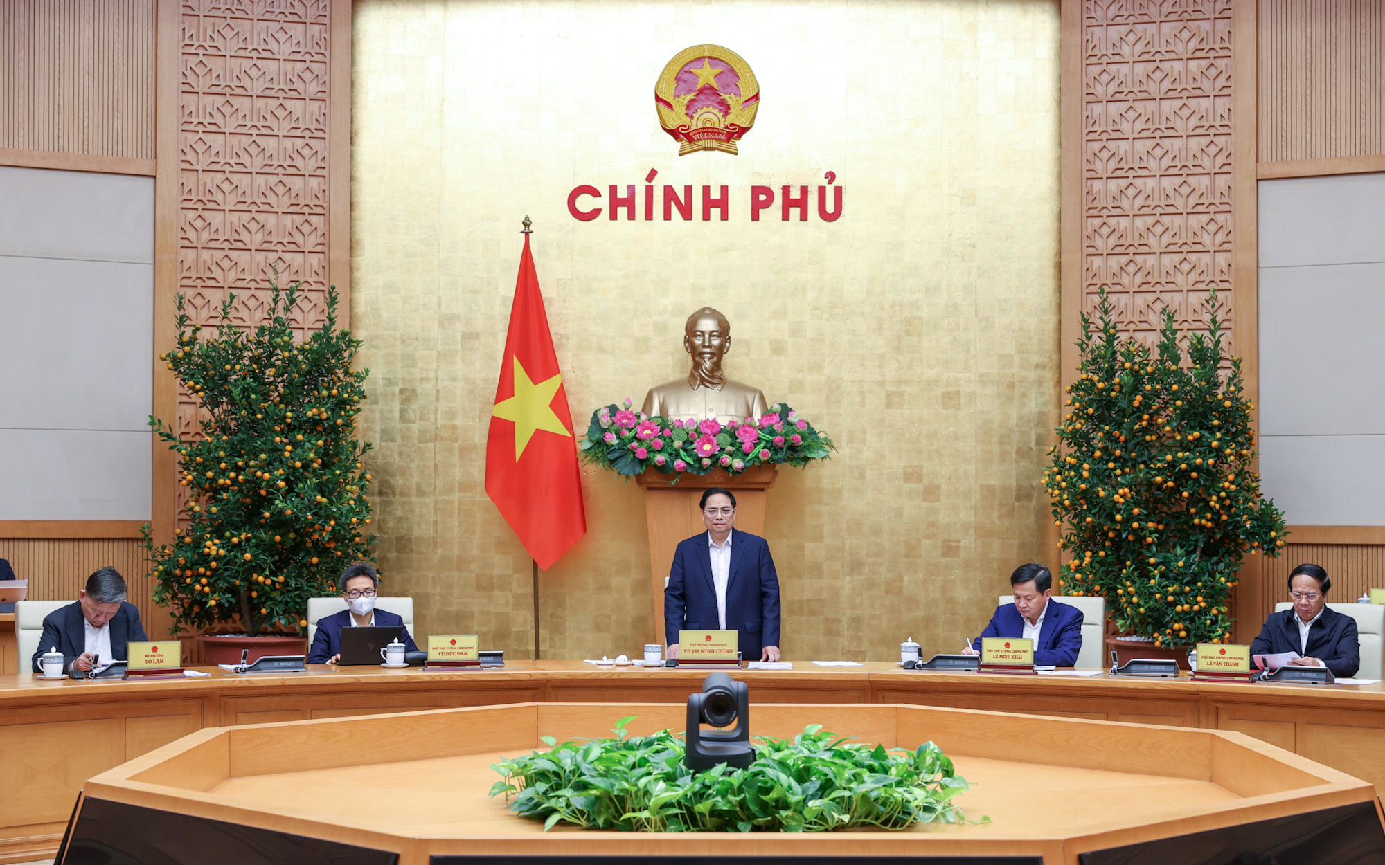 Thủ tướng Phạm Minh Chính chủ trì phiên họp Chính phủ thường kỳ tháng 1