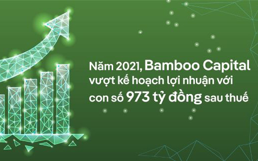 Bamboo Capital: Lợi nhuận 2021 hơn 973 tỷ đồng, tỉ lệ nợ trên vốn chủ sở hữu giảm mạnh