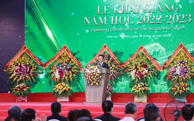 Lễ khai giảng của Đại học quốc gia Hà Nội: Dấu mốc đánh dấu sự chuyển mình