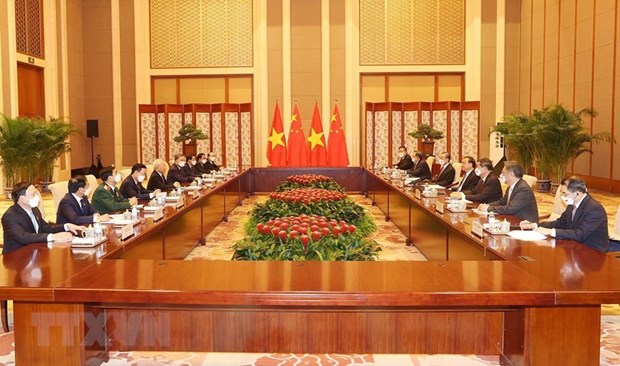Tổng Bí thư Nguyễn Phú Trọng hội kiến Thủ tướng Quốc vụ viện Trung Quốc Lý Khắc Cường - Ảnh 2.