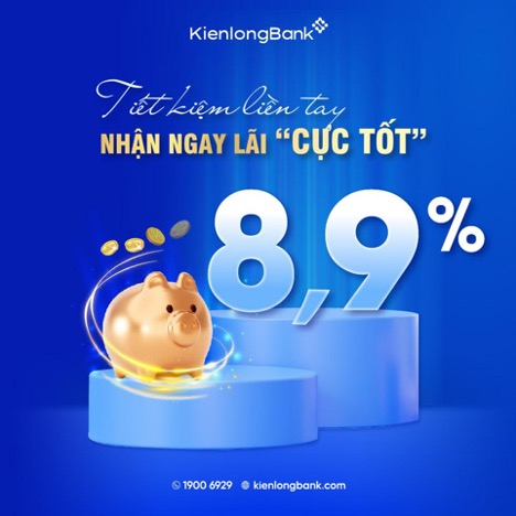 Ưu đãi cho khách hàng KienlongBank với lãi suất 8,9% - Ảnh 1.