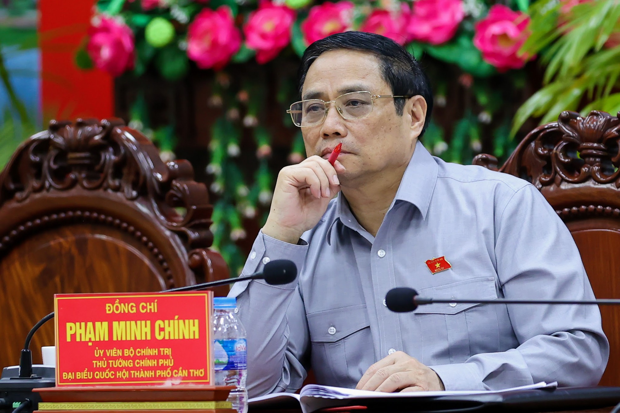 Chùm ảnh: Thủ tướng Phạm Minh Chính tiếp xúc cử tri Cần Thơ - Ảnh 8.