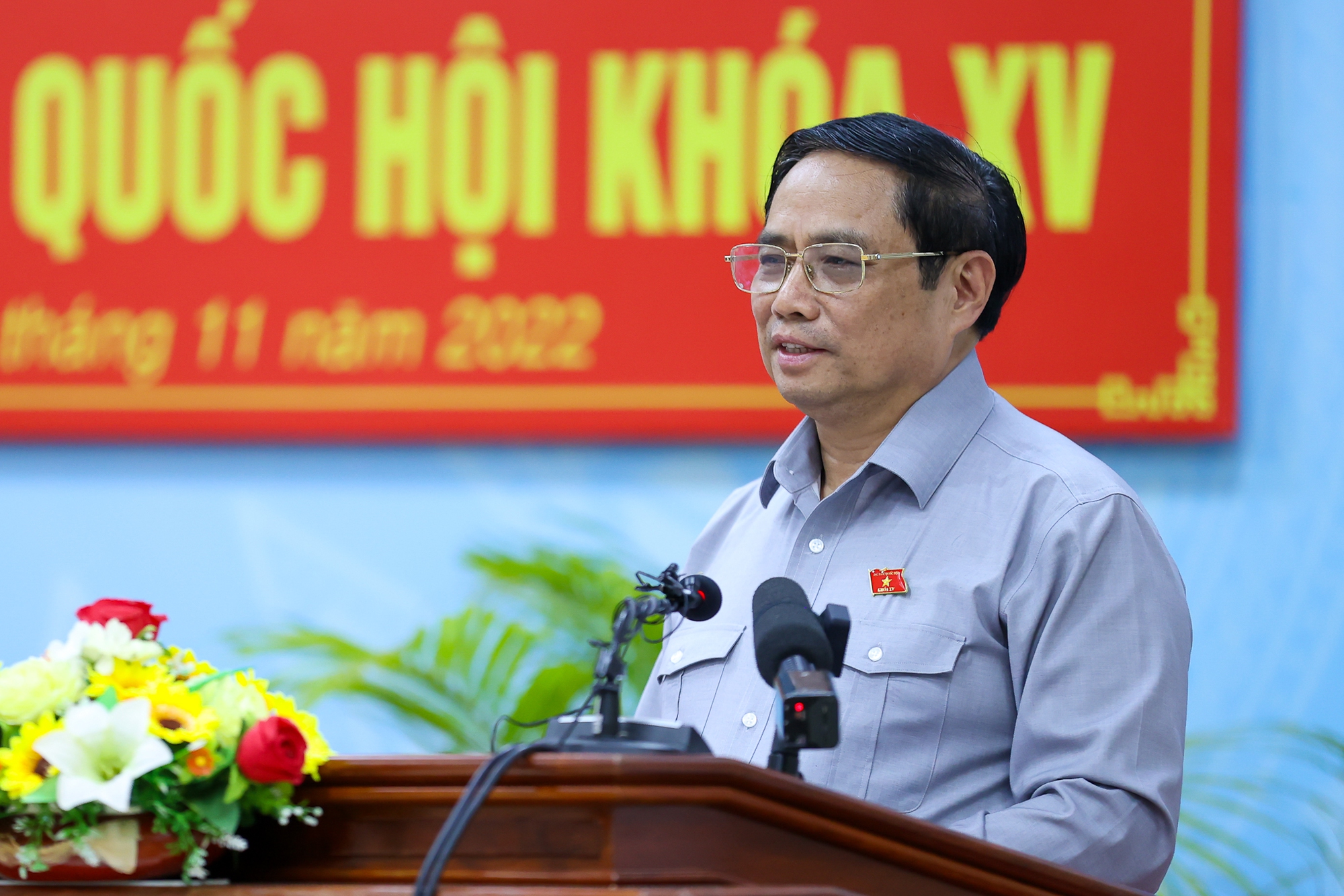 Chùm ảnh: Thủ tướng Phạm Minh Chính tiếp xúc cử tri Cần Thơ - Ảnh 9.