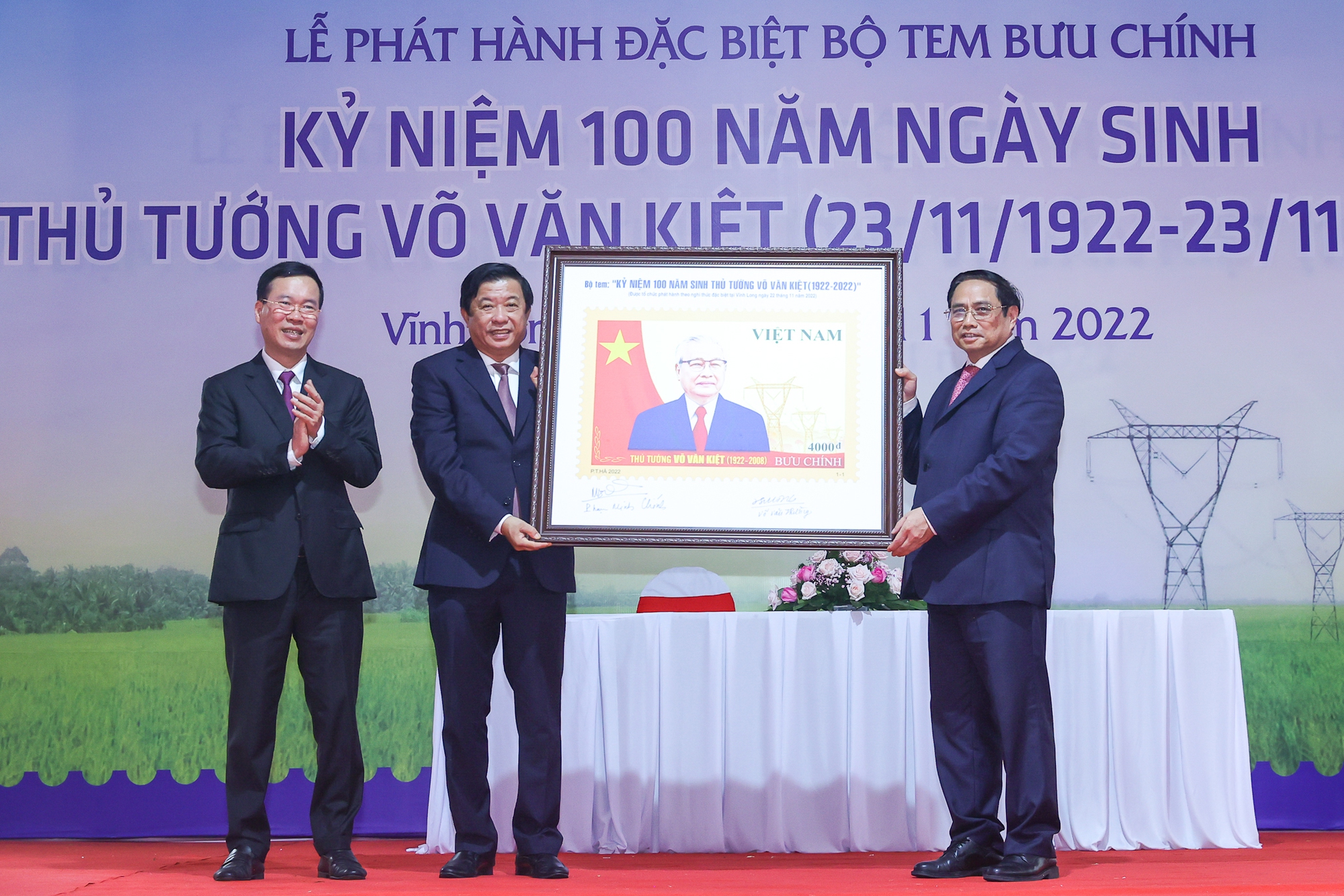 Thủ tướng Phạm Minh Chính dự các hoạt động kỷ niệm 100 năm Ngày sinh đồng chí Võ Văn Kiệt - Ảnh 7.