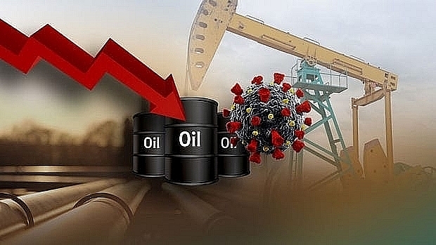 Giá dầu thô thế giới sụt giảm - Ảnh 1.