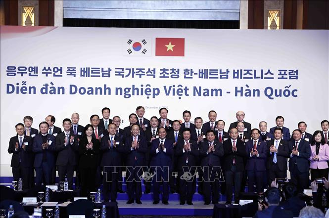 Chủ tịch nước dự Diễn đàn doanh nghiệp Việt Nam - Hàn Quốc - Ảnh 3.