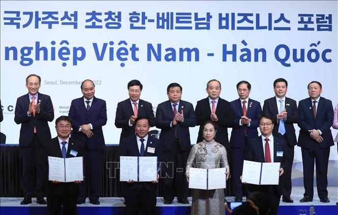 Chủ tịch nước dự Diễn đàn doanh nghiệp Việt Nam - Hàn Quốc - Ảnh 4.