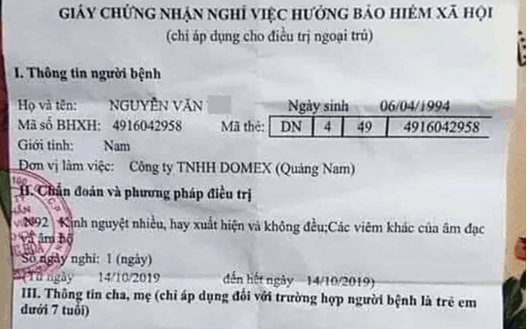 Sẽ có quy định về giấy chứng nhận nghỉ việc hưởng BHXH của F0