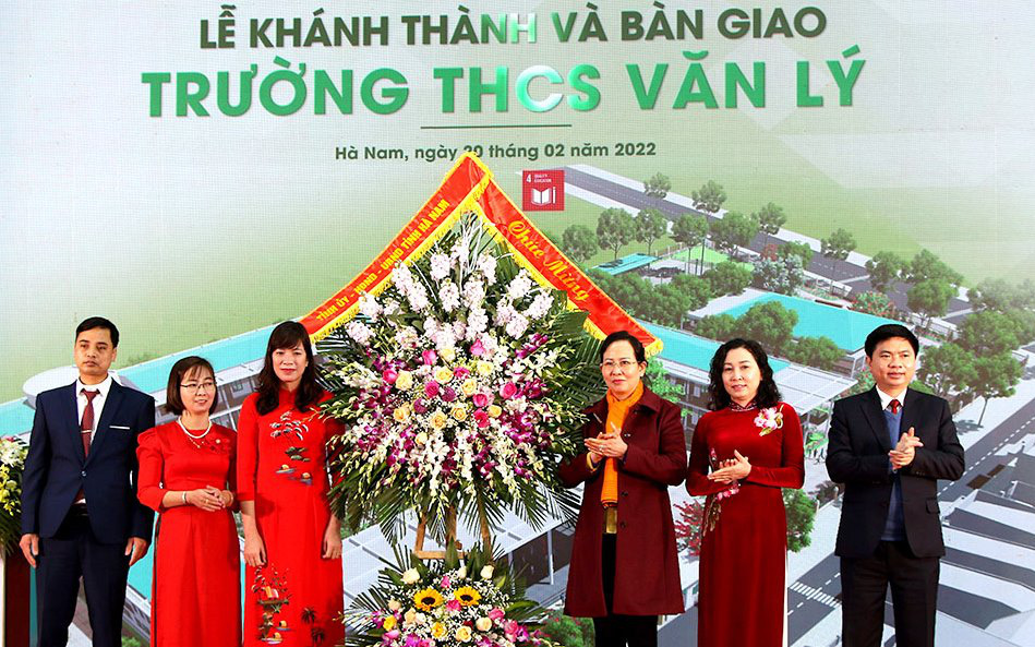 Khánh thành ngôi Trường THCS hiện đại nhất, khang trang nhất tỉnh Hà Nam