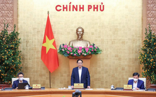 Nghị quyết phiên họp Chính phủ thường kỳ tháng 1 năm 2022