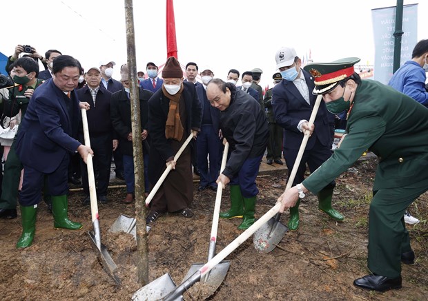 Chủ tịch nước phát động Tết trồng cây Xuân Nhâm Dần tại Phú Thọ - Ảnh 2.