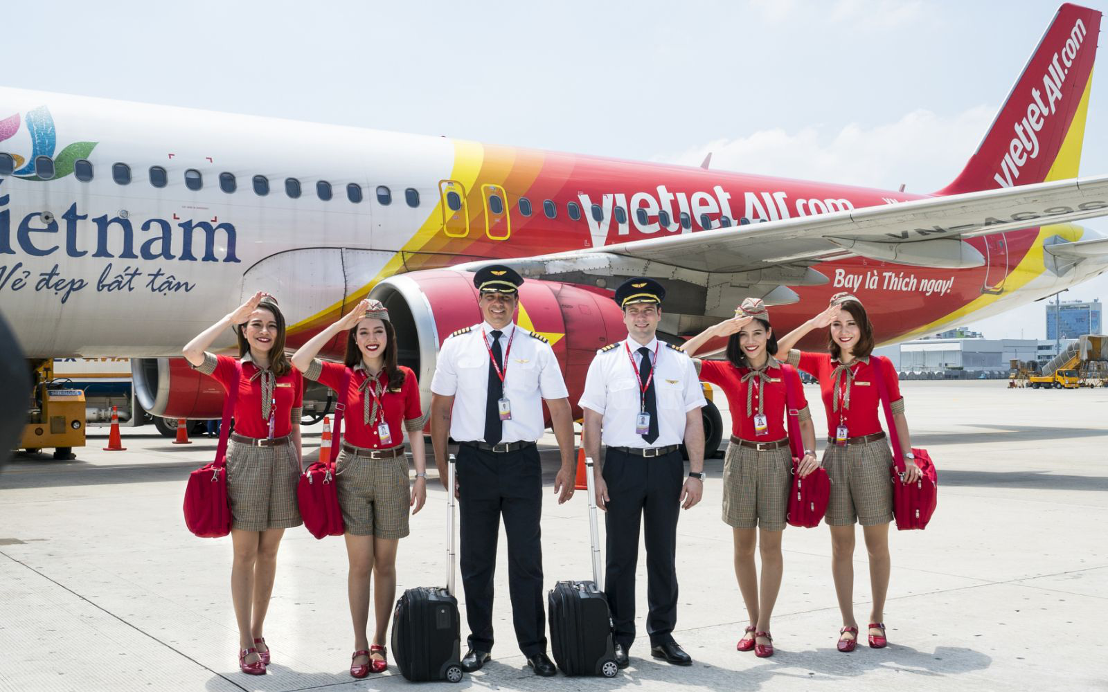 Vietjet tổ chức chương trình tuyển dụng tiếp viên quy mô lớn