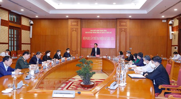 Ông Võ Văn Thưởng chủ trì Hội nghị lần thứ hai Ban Chỉ đạo Trung ương về quản lý biên chế  - Ảnh 1.