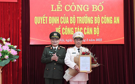 Bộ Công an bổ nhiệm tân Phó Chánh Văn phòng Bộ; điều động 2 Phó Cục trưởng về địa phương