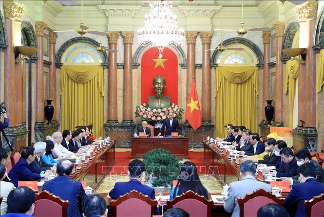 Nâng cao hiệu quả công tác phối hợp giữa Chủ tịch nước và Đoàn Chủ tịch Ủy ban Trung ương MTTQ Việt Nam - Ảnh 2.