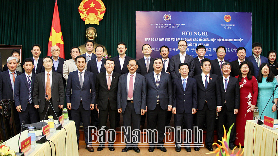 Đại sứ Park Noh-wan mong muốn có thêm nhiều dự án mới của Hàn Quốc đầu tư tại Nam Định - Ảnh 2.