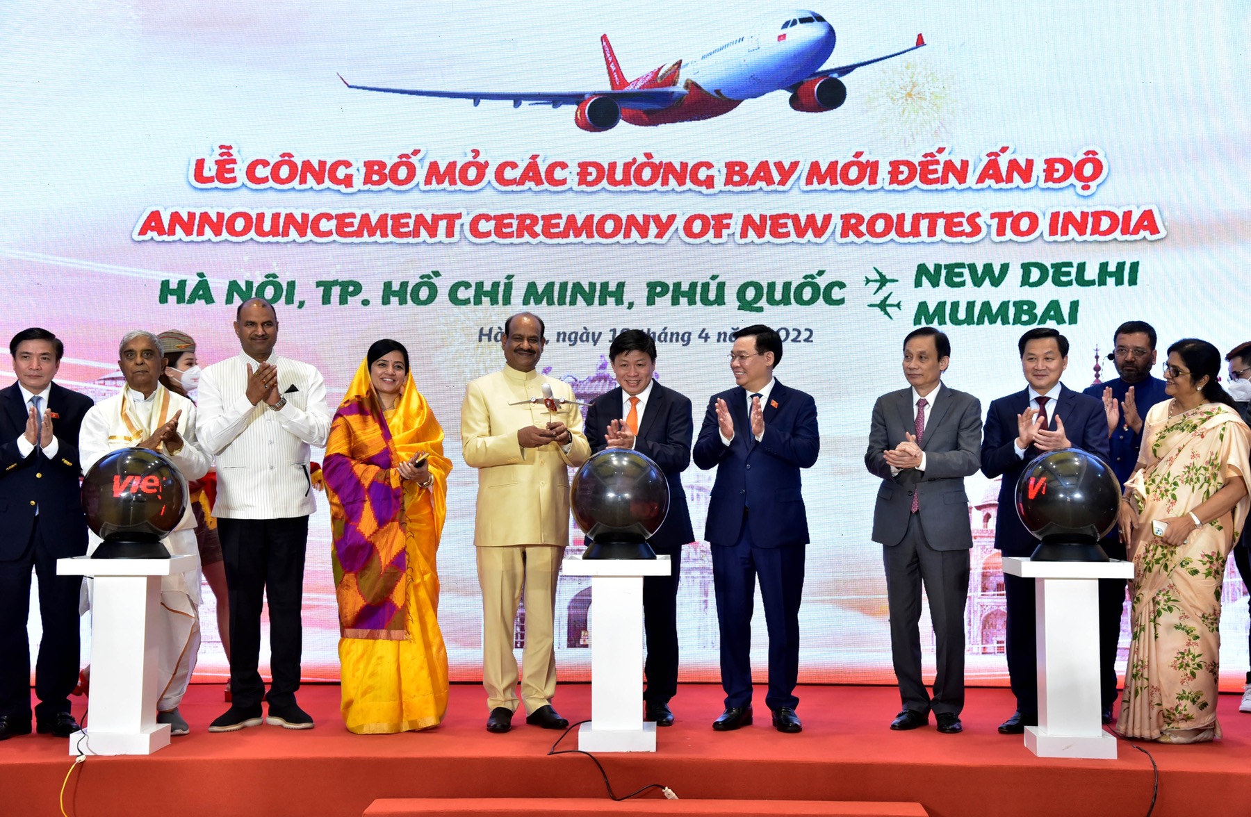 Vietjet công bố loạt đường bay thẳng đến Ấn Độ