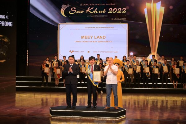 Tập đoàn Meey Land được vinh danh tại Lễ công bố và Trao giải thưởng Sao Khuê 2022 - Ảnh 1.