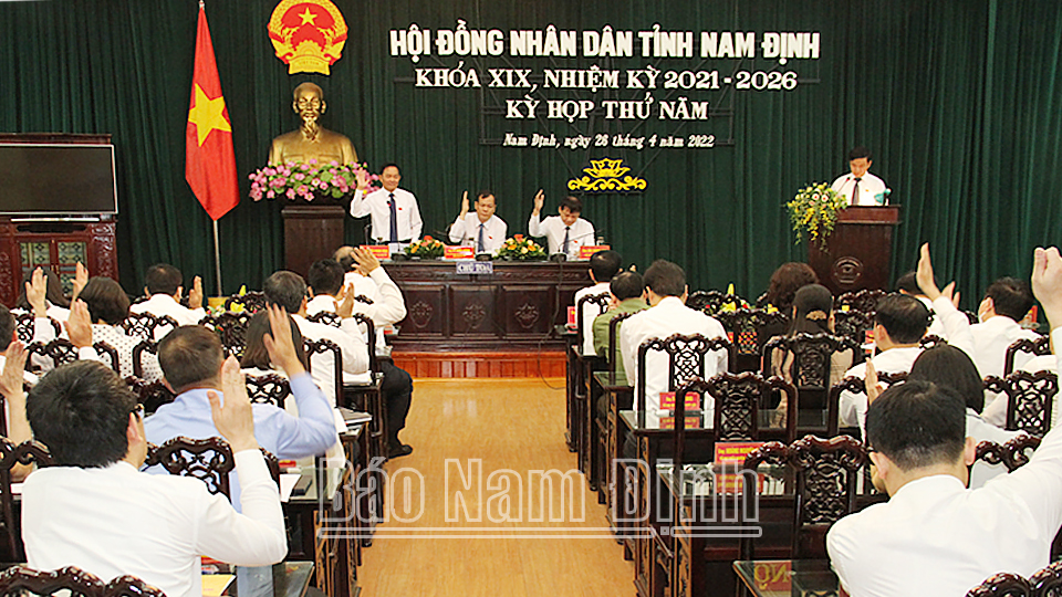 HĐND tỉnh Nam Định thông qua 55 Nghị quyết quan trọng - Ảnh 1.