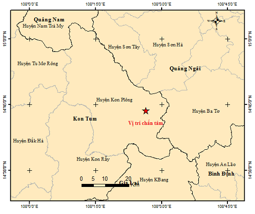 Có kết quả báo cáo khảo sát động đất tại Kon Tum - Ảnh 1.