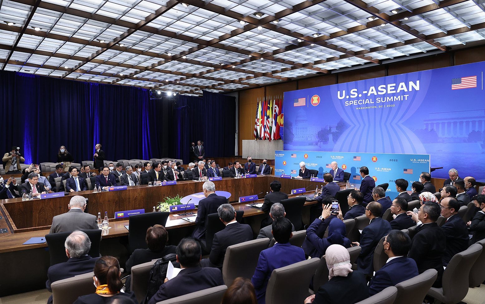 Tuyên bố tầm nhìn chung Hội nghị Cấp cao đặc biệt ASEAN – Hoa Kỳ 2022 - Ảnh 1.