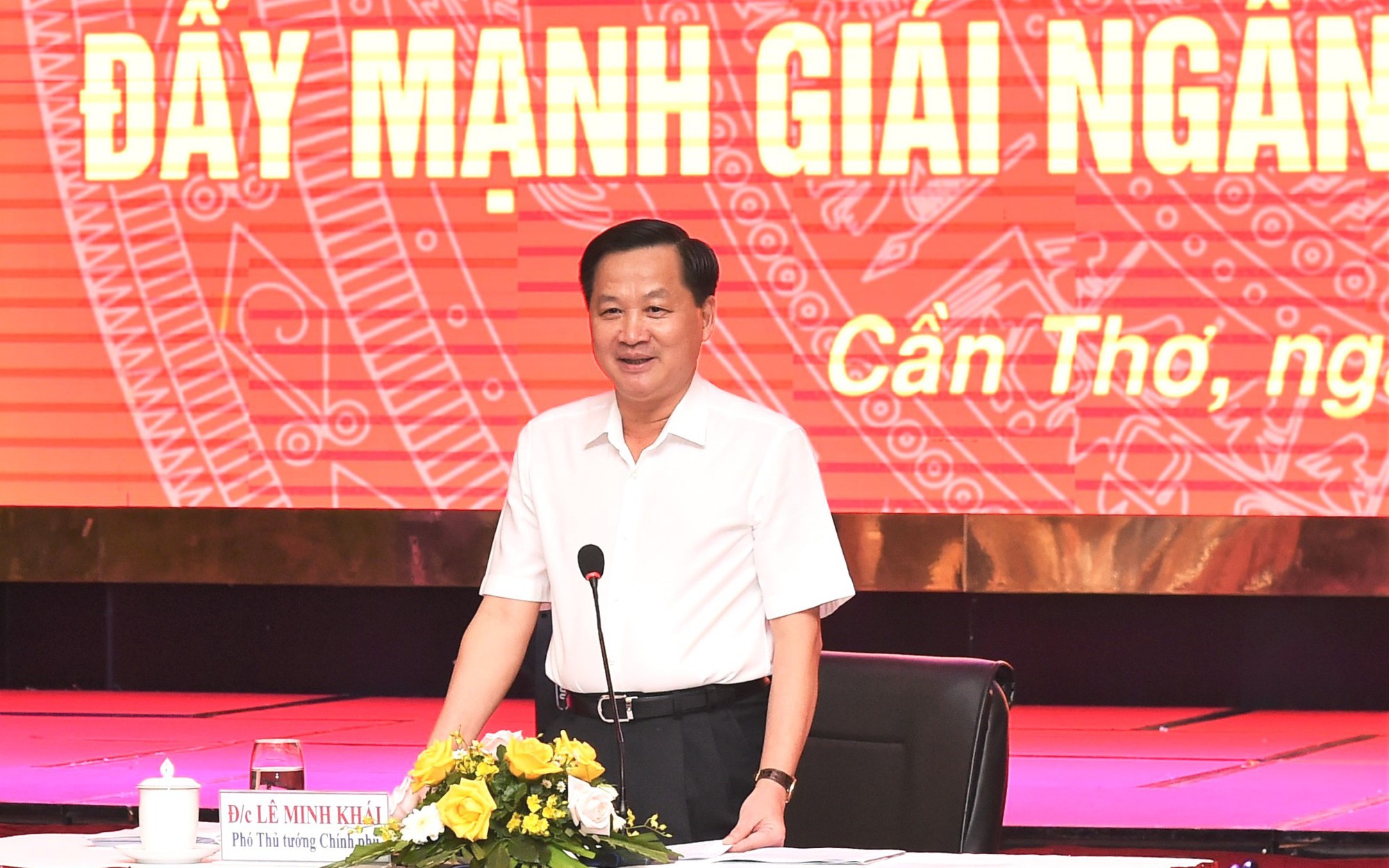 Phó Thủ tướng Lê Minh Khái làm việc với 8 tỉnh về giải ngân vốn đầu tư công