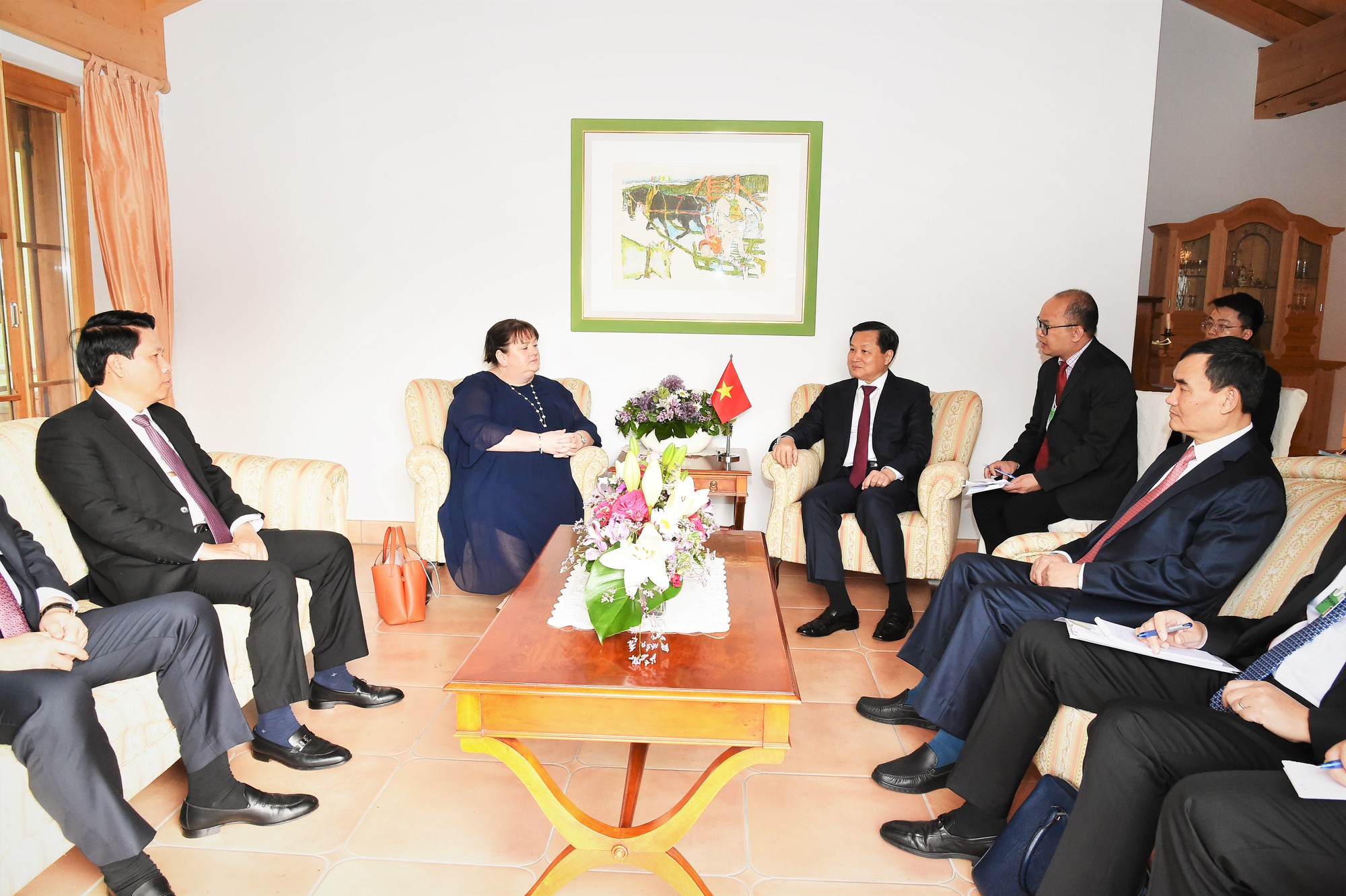 Phó Thủ tướng Lê Minh Khái gặp Chủ tịch Thượng viện Hoa Kỳ Patrick Leahy - Ảnh 6.