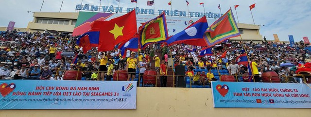SEA Games 31: U23 Lào quyết tâm giành chiến thắng trên 'sân nhà' Thiên Trường - Ảnh 3.