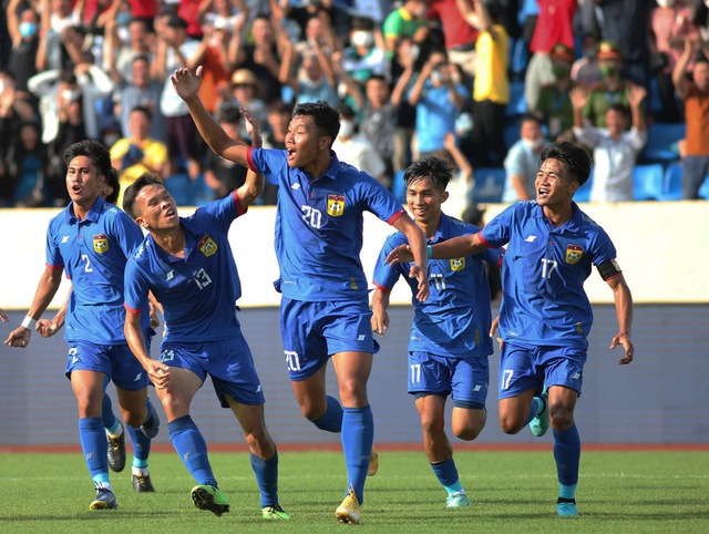 SEA Games 31: U23 Lào quyết tâm giành chiến thắng trên 'sân nhà' Thiên Trường - Ảnh 1.