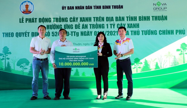 Bình Thuận đẩy mạnh trồng cây xanh: Dân đồng tình, doanh nghiệp đồng lòng   - Ảnh 3.