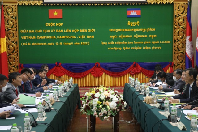 Họp Chủ tịch Ủy ban liên hợp biên giới Việt Nam-Campuchia, Campuchia-Việt Nam - Ảnh 1.