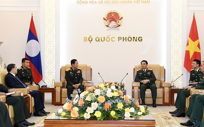 Đoàn đại biểu Quân sự cấp cao QĐND Lào thăm chính thức Việt Nam