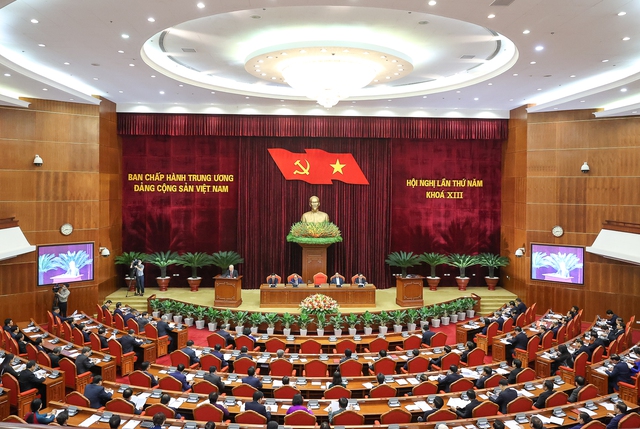 Công bố các Nghị quyết Hội nghị lần thứ năm Ban Chấp hành Trung ương Đảng khóa XIII - Ảnh 1.
