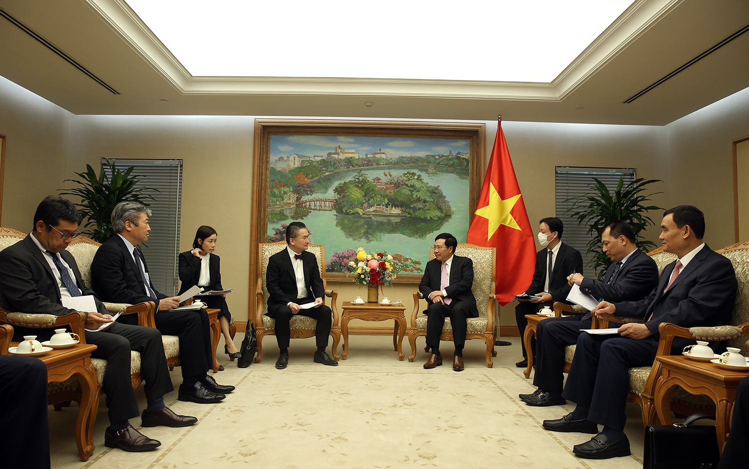 Phó Thủ tướng Thường trực Phạm Bình Minh tiếp Chủ tịch kiêm TGĐ Công ty MOECO - Ảnh 1.