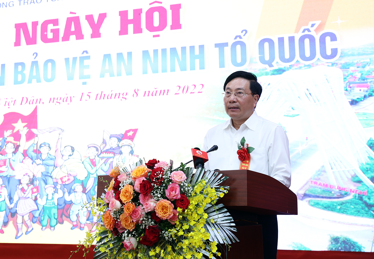 Phó Thủ tướng Phạm Bình Minh dự Ngày hội toàn dân bảo vệ an ninh Tổ quốc năm 2022 - Ảnh 1.