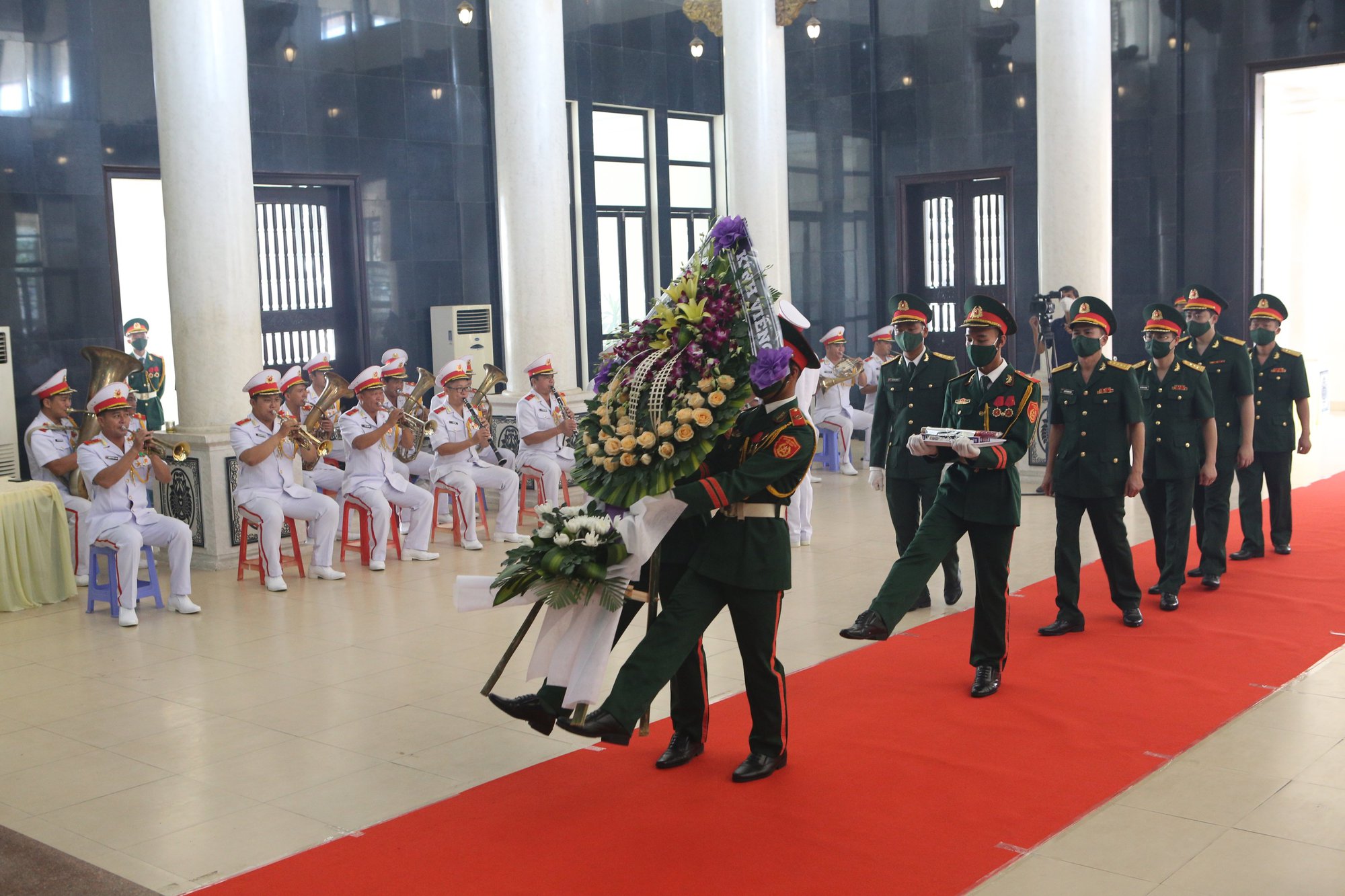 Lễ truy điệu và tiễn đưa Anh hùng Lực lượng vũ trang nhân dân Kostas Sarantidis-Nguyễn Văn Lập - Ảnh 1.
