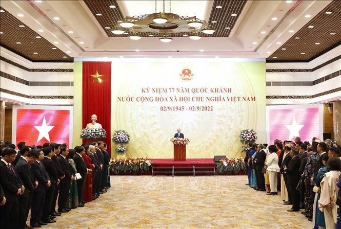 Lễ kỷ niệm 77 năm Quốc khánh nước Cộng hòa xã hội chủ nghĩa Việt Nam - Ảnh 3.
