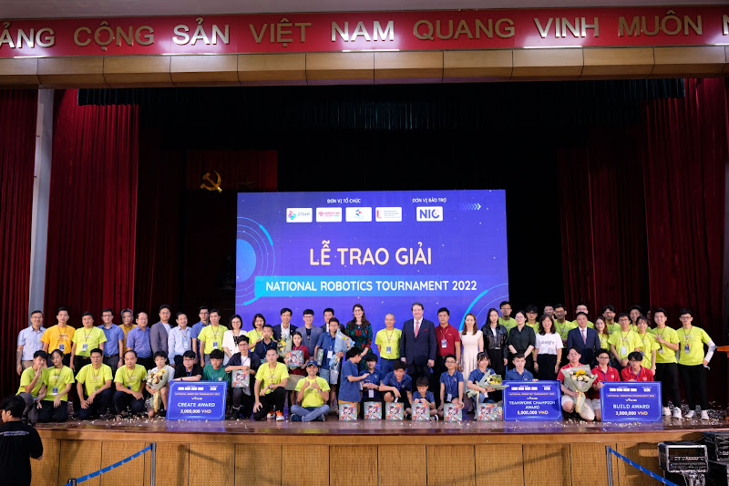 Giải Robotics cấp Quốc gia sử dụng VEX IQ lần đầu tiên tại Việt Nam kết thúc thành công - Ảnh 1.