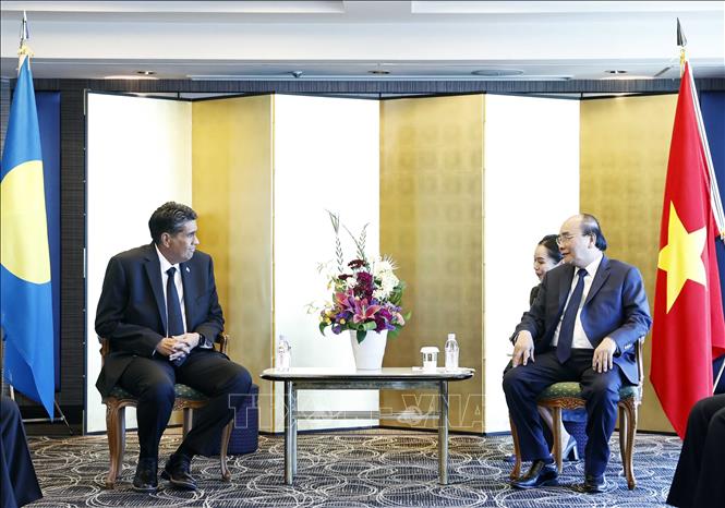 Chủ tịch nước gặp mặt các nhà Lãnh đạo dự Lễ Quốc tang cố Thủ tướng Nhật Bản Abe Shinzo - Ảnh 3.