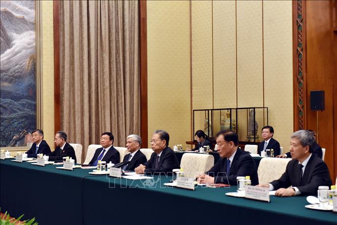 Chủ tịch nước Võ Văn Thưởng hội kiến Ủy viên trưởng Nhân đại toàn quốc Trung Quốc Triệu Lạc Tế - Ảnh 3.