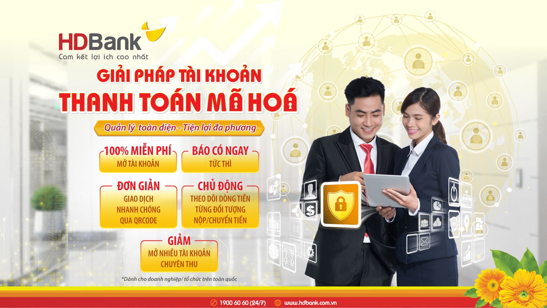 HDBank triển khai giải pháp tài khoản thanh toán mã hoá siêu tiện lợi cho doanh nghiệp - Ảnh 1. HDBank triển khai giải pháp tài khoản thanh toán mã hoá siêu tiện lợi cho doanh nghiệp - Ảnh 1.