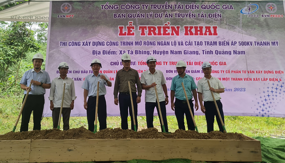 Thi công dự án mở rộng ngăn lộ và cải tạo TBA 500kV Thạnh Mỹ - Ảnh 1. Thi công dự án mở rộng ngăn lộ và cải tạo TBA 500kV Thạnh Mỹ - Ảnh 1.